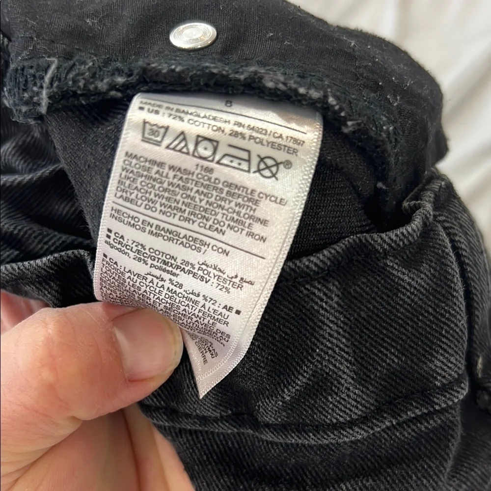 Old Navy Kids Black Denim Shorts
